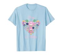 Viva la vulva Drôle de vagin floral utérus Droits de la femm T-Shirt