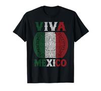 Viva Mexico Aztec Calendrier Mexicano Chicano Azteca Marron T-Shirt