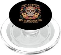 Viva México - Día de Los Muertos Fleurs et Musique PopSockets PopGrip pour MagSafe