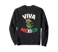 Viva Mexico Guitare Dinosaure Sweatshirt