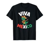 Viva Mexico Guitare Dinosaure T-Shirt