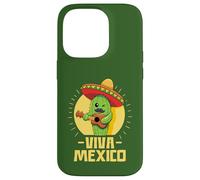 Viva Mexico, indépendance du Mexique, Funny Cactus Cinco de Mayo Coque pour iPhone 14 Pro