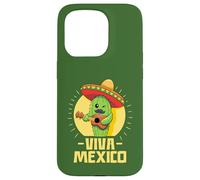 Viva Mexico, indépendance du Mexique, Funny Cactus Cinco de Mayo Coque pour iPhone 15 Pro