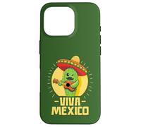Viva Mexico, indépendance du Mexique, Funny Cactus Cinco de Mayo Coque pour iPhone 16 Pro