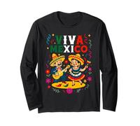 Viva Mexico Latin Roots Heritage Guitare, Maracas et Sombreros Manche Longue
