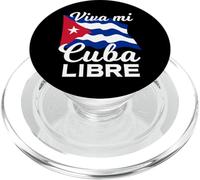 Viva Mi Cuba Libre Agitant Le Drapeau cubain Pride PopSockets PopGrip pour MagSafe
