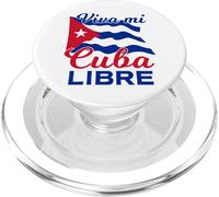 Viva Mi Cuba Libre Drapeau Cubain Patriot PopSockets PopGrip pour MagSafe