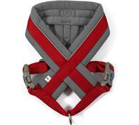 Viva Rembourré Chien Harnais Réfléchissant No-Pull Réglable Confort Rouge M