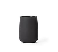 Viva Scandinavia Lot de 2 tasses à thé en porcelaine large, facilement empilables, 150 ml, noir mat