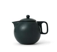 Viva Scandinavia Théière en porcelaine avec couvercle et infuseur thé, thé en vrac, thé à feuilles, bec anti-gouttes, 1.0 L, Noir V76039