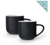 Viva Scandinavia (V81245) Tasse Eva Minima™ - Set de 2 - Noir - 350 ml Noir G