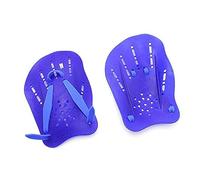 Viva Sports HP-20 Pagaie de Natation | Couleur : Bleu | Taille : Large | pour Hommes et garçons | Matériau : polyuréthane | Design hydrodynamique | Forme Unique en Feuille d'air