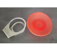 Viva Trend Mohnrot Support De Savon Avec Kit De Fixation
