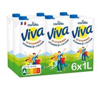 VIVA | Viva Lait À 1.2% De Mg Et 2.7% De Lactose Brique 6X1L | Prix Par Unité | livraison offerte