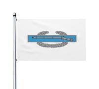 vivace Drapeau double face US Army Combat Infantry Badge Drapeau Coloré Drapeau avec œillets métalliques 3x5 Ft pour Décoration extérieure,dortoirs,jardin
