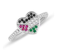 Vivaday Bague pour la liberté palestinienne | Bijou symbole de paix du Moyen-Orient | Accessoire tendance et élégant pour femme, ajustable et tendance, idéal pour les fêtes, YA6339