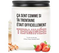 VivaJoy Cadeau 40 Ans Femme - Cadeau 40 Ans Anniversaire Femme, Cadeaux Anniversaire Femmes Quarante Ans, Bougie Anniversaire, Cadeaux d'Anniversaire pour Maman, Épouse, Fille, Soeur