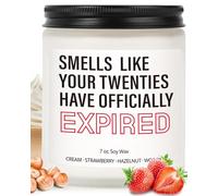 VivaJoy Cadeau d'anniversaire pour femme - Bougie amusante pour 30e anniversaire, bougies parfumées cadeaux pour femme, décorations de 30e anniversaire, cadeau d'anniversaire pour femme, maman, épouse