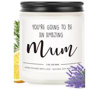 VivaJoy Cadeau de grossesse pour maman - Bougies parfumées à la lavande, cadeau d'anniversaire parfait pour les femmes enceintes, de la part d’un mari ou des parents