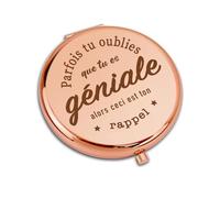 VivaJoy Cadeau Femme - Cadeau Anniversaire Femme, Miroir de Poche pour Femme, Idéal comme Cadeau pour Une Fille de 18 Ans, Cadeau Anniversaire Femme, Cadeau Noël pour Fille, Sœur, Meilleure Amie