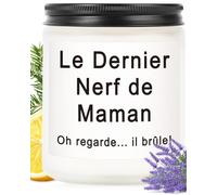 VivaJoy Cadeau Maman - Bougie Parfumée à la Lavande, Idée Cadeau de Fête des Mères ou Anniversaire