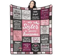 VivaJoy Couverture pour sœur 152,4 x 127 cm - Cadeau d'anniversaire créatif