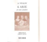 VIVALDI A. - 6 ARIE - CHANT ET PIANO