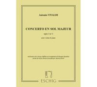 Vivaldi A. - Concerto En Sol Majeur Op.3 N°3 - Violon et Piano