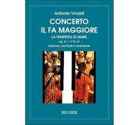 VIVALDI A. - CONCERTO IN FA - LA TEMPESTA DI MARE OP X N 1 - FLUTE ET CORDES