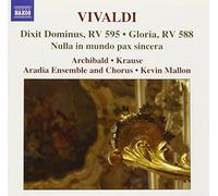 Vivaldi – Dixit Dominus RV 595, Gloria RV 588, Nulla in mundo pax sincera RV 630, Jubilate RV 639