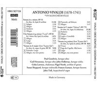 Vivaldi, Antonio – Sonates pour hautbois – CD – Harmonia Mundi