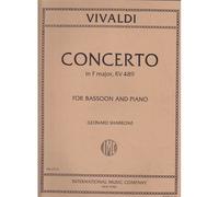 VIVALDI ANTONIO - CONCERTO IN F MAJOR RV 489