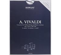 Vivaldi - Concerto for Violin, Strings and Basso Continuo Op. 3 No. 6, Rv 356 in a Minor + Cd