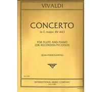 Vivaldi Concerto in C Major, RV 443 for Flute and Piano (or Recorder/Piccolo)