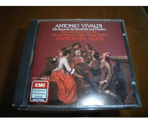 VIVALDI - CONCERTOS POUR FLUTE A BEC ET FLAUTINO / KONZERTE FUR BLOCKFLOTE UND FLAUTINO - CAMERATA KOLN