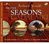 Vivaldi: Die vier Jahreszeiten/Le Quattro Stagioni/The Four Seasons/Gadalaiki (auf der ORGEL gespielt/arrangement for organ) Orgel Dom Riga/organ Riga Dome Cathedral [Melodia Import, 1980/82] [Schallplatte VINYL LP]