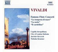 Vivaldi: Famous Flute Concerti / Krcek, Kraemer by A. Vivaldi [Compact Disc]