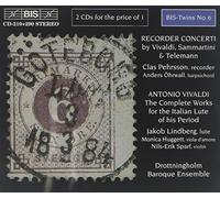 VIVALDI / SAMMARTINI / TELEMANN - Recorder Concerti; Lute Music
