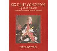 Vivaldi Six Flute Concertos Op 10 Full Score Bk