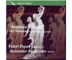 Vivaldi - Six Sonatas for bassoon and piano - Popov, Bakhchiev [CD] [IMPORT]