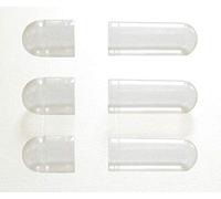 Vivameo 5000 Capsules vides séparées HGK gélatine dure taille 00 ⊂ ⊃ Moitiés séparées (neutres au goût, sans colorant) avec certificat de qualité Pharma