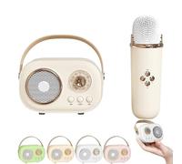 Vivamic Portable Kids Karaoke Fun Set, Vivamic Portable Microphone, C20 Bluetooth Speaker, 6 Sound Modes, for Home and Outdoor Entertainment (Single Microphone,Yellow)