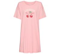 VIVANCE Chemise de nuit rose / rouge sang / blanc, Taille M