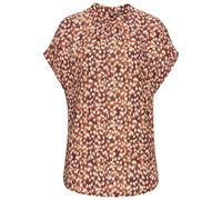 VIVANCE Chemisier beige / crème / chocolat / cognac, Taille XL