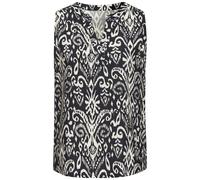 VIVANCE Chemisier ivoire / bleu nuit, Taille XS