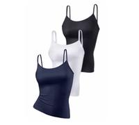 VIVANCE Maillot de corps bleu marine / noir / blanc, Taille XS-S
