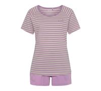 VIVANCE Pyjama 'Dreams' crème / violet, Taille L
