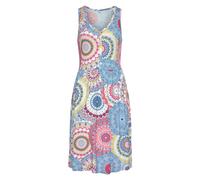 VIVANCE Robe d’été bleu / mélange de couleurs, Taille 38