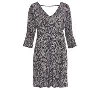 VIVANCE Robe taupe / noir / blanc, Taille 40