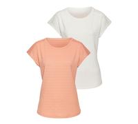 VIVANCE T-shirt orange / blanc, Taille XS-S
